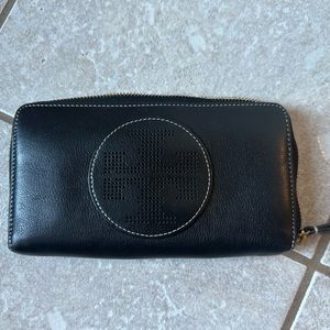Tory Burch black leather wallet